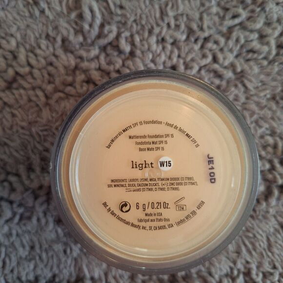 bareMinerals Original Matte Loose Powder Mineral Foundation SFP‎ 15 0.21 oz - Picture 4 of 6